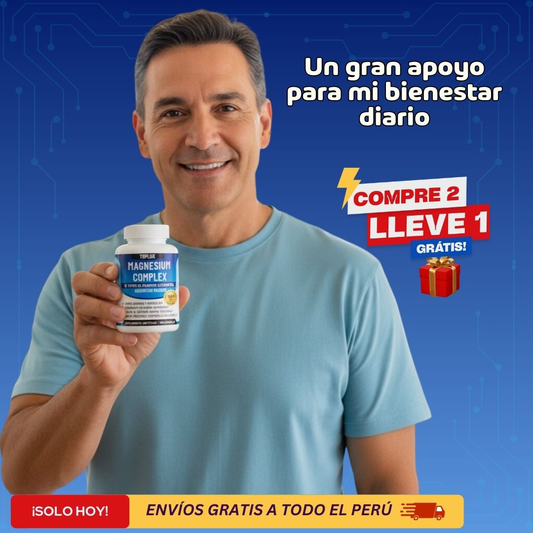 MAGNESIO COMPLEX 8 EN 1: Descanso Total - Cero Estrés